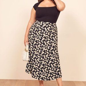 Reformation Bea Skirt Daisy Chain